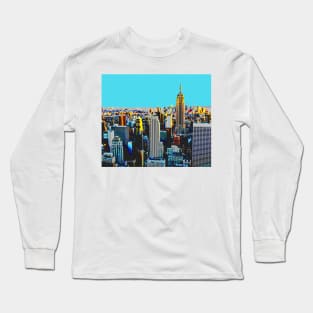 New York sunrise landscape Long Sleeve T-Shirt